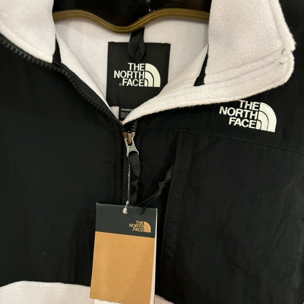 The North Face | Denali Cropped Half Zip Fleece Sweater Jacket XXL Lavender Fog - Picture 7 of 9